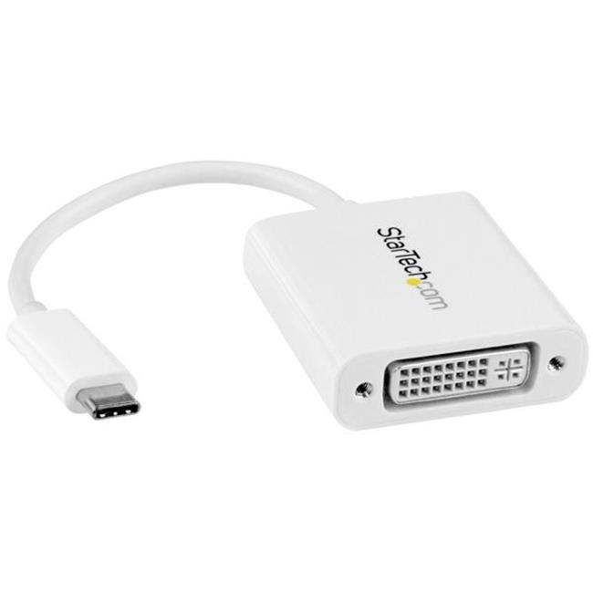 USB-C to DVI Adapter - White USB-C to DVI Adapter - White